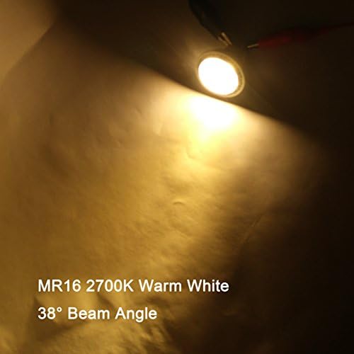 ALIDE 5W MR16 LED Bulbs 2700K Soft White 6 Pack