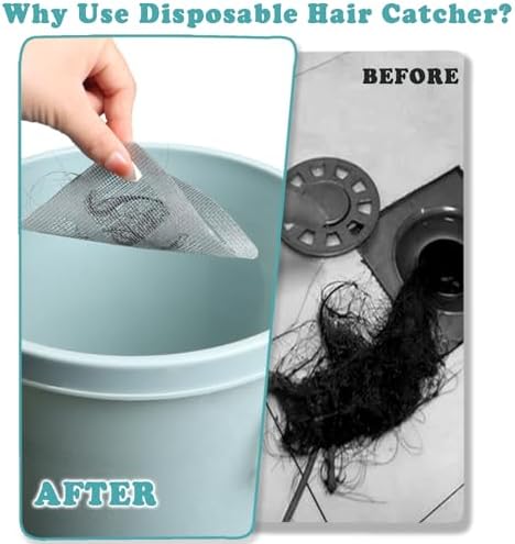 35 pcs Disposable Shower Drain Hair Catcher with Waterproof Glue