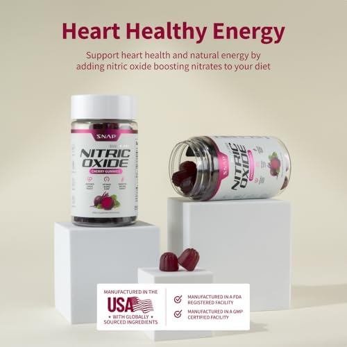 Snap Supplements Nitric Oxide Beet Root Gummies - 180 Count