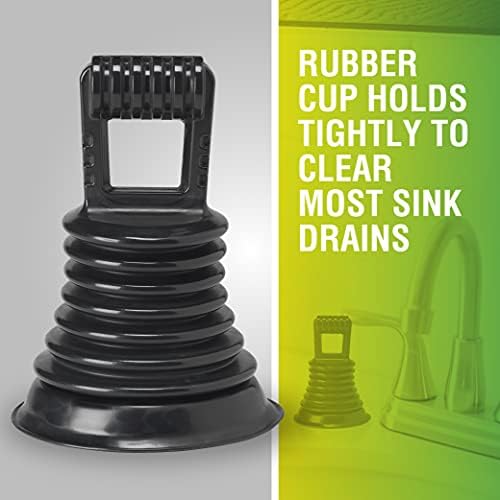 LDR 512 3420-K Mini Bellows Plunger for Kitchens and Baths