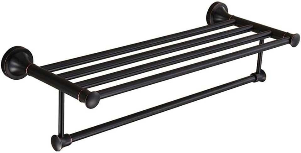 ANNBKA Black Bronze Towel Bar Wall-Mounted Bathroom Holder