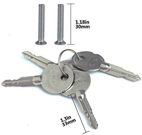 SENENQU 2 Pack Garage Door T Handle Lock 1