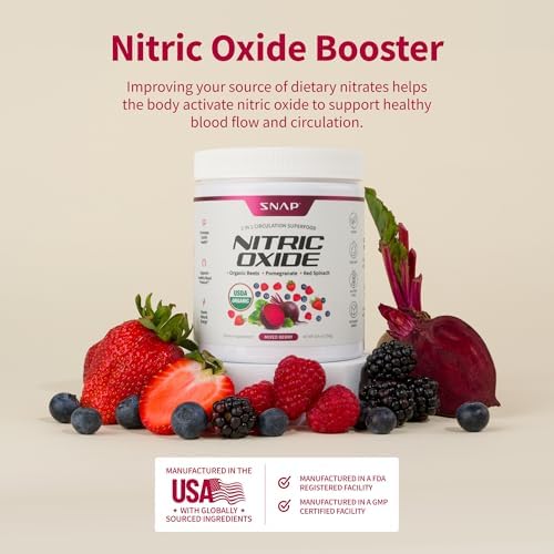 Snap Supplements Organic Beet Root Powder 250g Mixed Berry