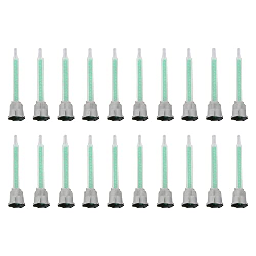 20 Pcs Green Epoxy Mixing Nozzle Tip