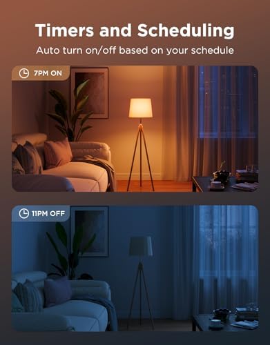 Govee BR30 Smart Bulbs 4 Pack Matter Alexa Google Assistant Compatible