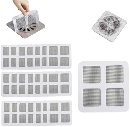 25pcs 4 X 4 Disposable Shower Drain Cover