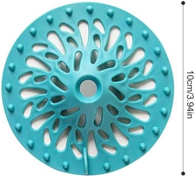 2pcs Hair Catcher Silicone Drain Stopper for Bathroom and Kitchen