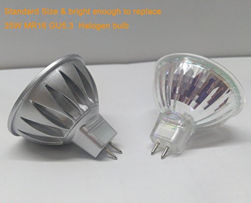 ALIDE 5W MR16 LED Bulbs 2700K Soft White 6 Pack