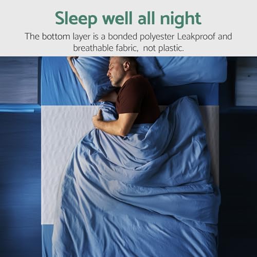 CoolShields Waterproof Bed Pads Queen 60 x 36 Reusable