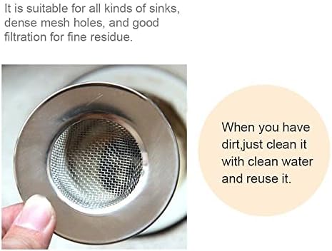 Stainless Steel Hair Catcher Stopper for Sink and Bathtub 1
