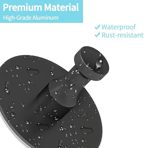 STWWO Adhesive Hooks 4PCS No Damage for Walls