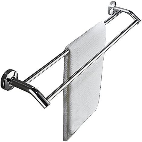 TiStm Double Towel Rail Wall Mount 30Cm Stainless Steel