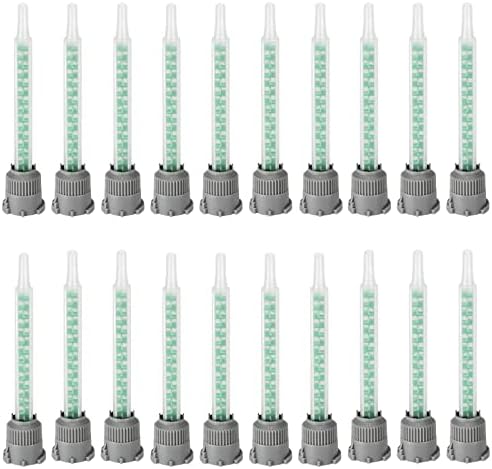 Litoexpe 20Pcs Epoxy Mixing Nozzle Tips for 50ml Cartridges