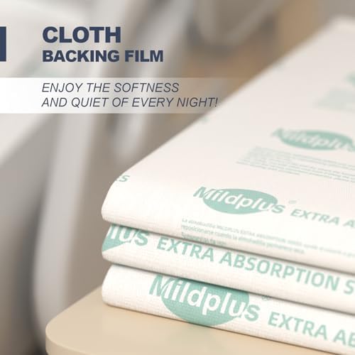 MILDPLUS Heavy Duty Underpads 40X40 Super Size 20 Count Discreet Packaging
