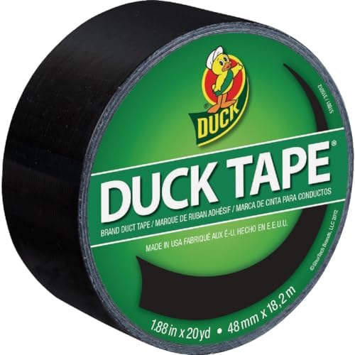 Duck Brand Black Duct Tape 188-Inch x 20 Yards