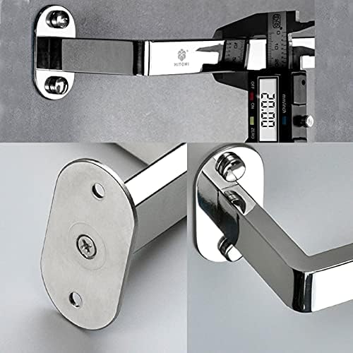 TiStm Towel Rack - 40Cm Brushed Finish Wall Mounted