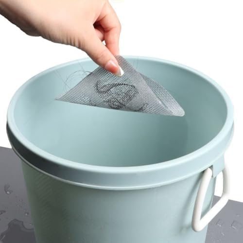 20PCS 4x4 Inch Shower Drain Hair Catcher Stickers Disposable Clogs Prevention