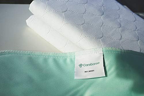 Careboree Reusable Cotton Bed Pad 34X52 2-Pack Underpad for Mattress