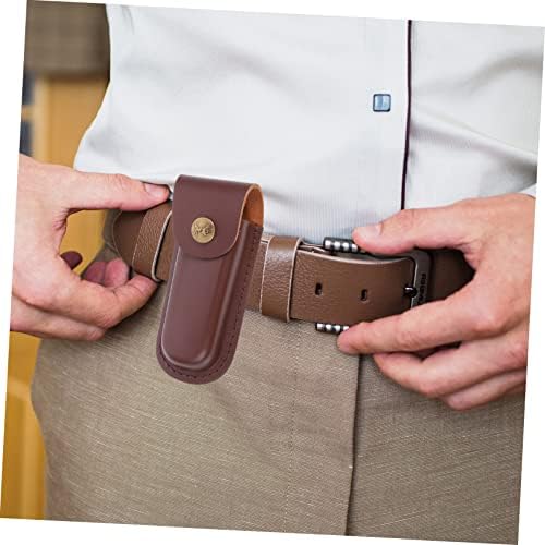 WOONEKY Leather Belt Cutter Holder Tool Pouch