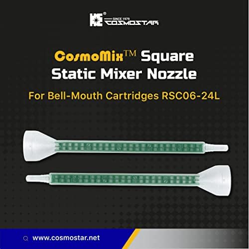 HE COSMOSTAR CosmoMix Static Mixer Nozzle Tip 10pcs