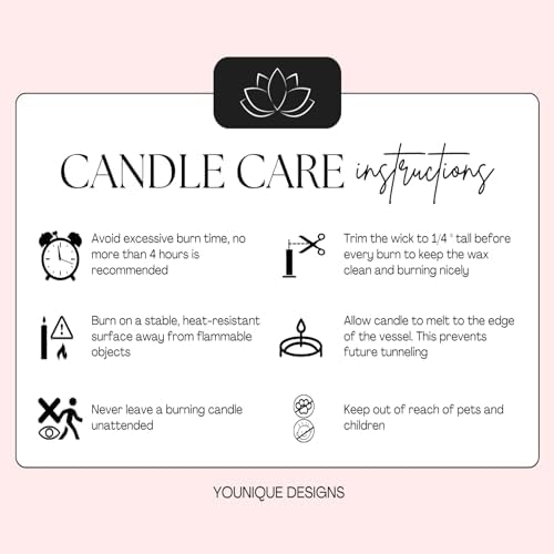 YouNique Designs Dachshund Candle 8 Oz Lavender Vanilla
