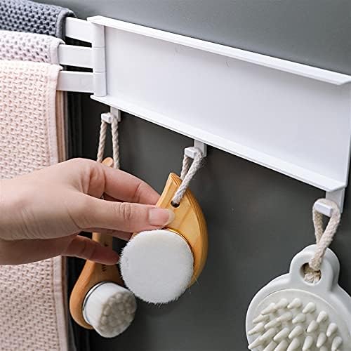 ANNBKA Black Rotating Towel Bar with 180 Free Rotation