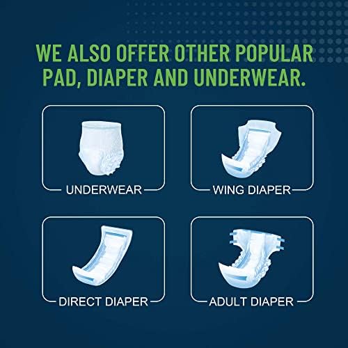 Unifree Disposable Underpads 50 Count Blue XL 30x36 Inch