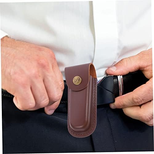 WOONEKY Leather Belt Cutter Holder Tool Pouch