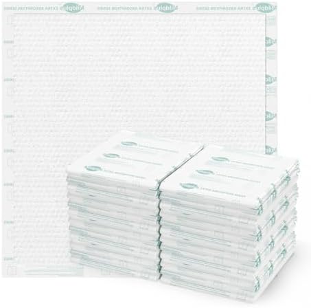 MILDPLUS Heavy Duty Underpads 40X40 Super Size 20 Count Discreet Packaging