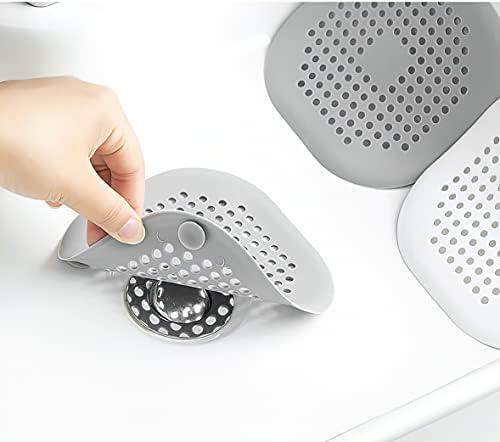 Philbinden 2-Piece Shower Drain Hair Catcher with Sucker
