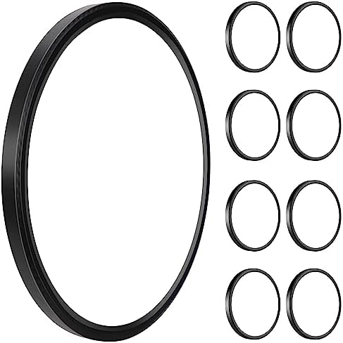 Super Bright 3200LM LED Flush Mount Light 8 Pack Black