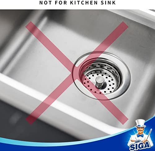 MRSIGA 3 Pack Stainless Steel Sink Strainers 1