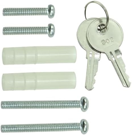 Garage Door L Handle Keyed with 2 Keys