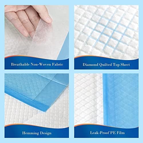 SOFYFINE 100 Count Leakproof Adult Bed Pads 23x36