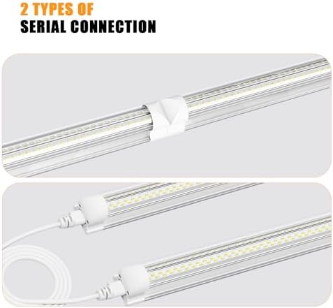 ONLYLUX 4FT LED Shop Light 50W 7500LM Linkable Light Fixture