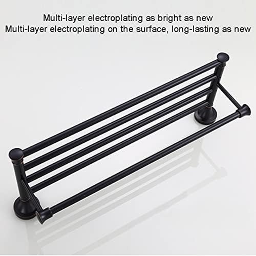 ANNBKA Black Bronze Towel Bar Wall-Mounted Bathroom Holder