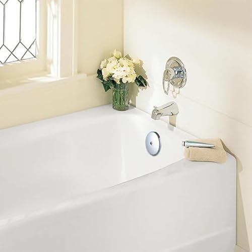Alidecter Tub Drain Overflow Cover - Zinc Alloy Single Hole