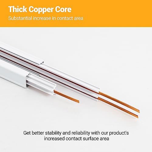 VANoopee H Track Lighting Rails Kit 13FT White 1