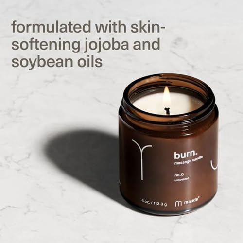 Maude Burn No 2 Massage Candle - Hydrating Skin-Softening 4 oz