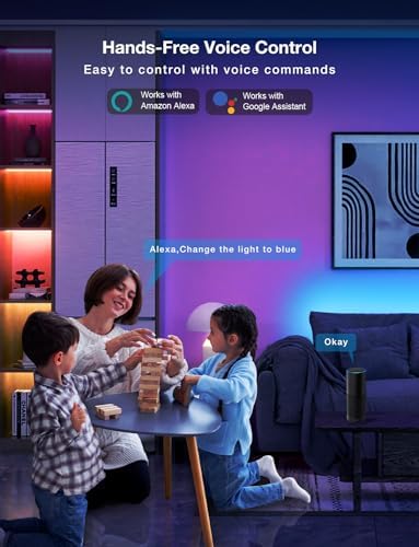 DAYBETTER Smart WiFi LED Strip Lights 50ft2