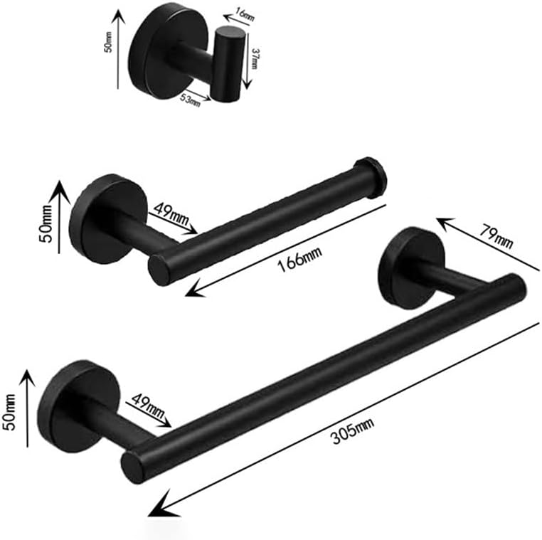 ANNBKA Stainless Steel Bathroom Hardware Set