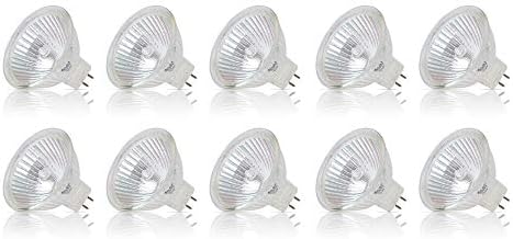 Simba Lighting Halogen MR16 20W 12V Bulbs 10 Pack Dimmable Warm White