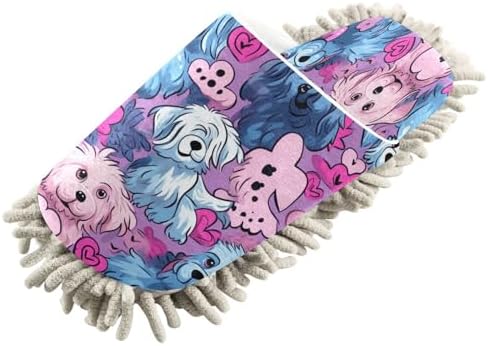 Zhirexin Mop Slippers for Home Cleaning with Microfiber Comfort