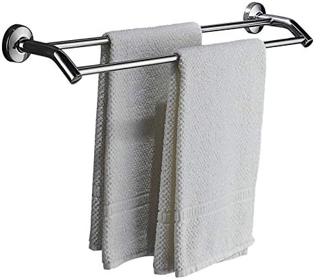 Stainless Steel Towel Rail Double Rod 30Cm Wall Mounted