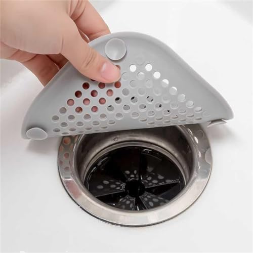 WELANGBN Square Hair Catcher with Suction Cup 2 Pack