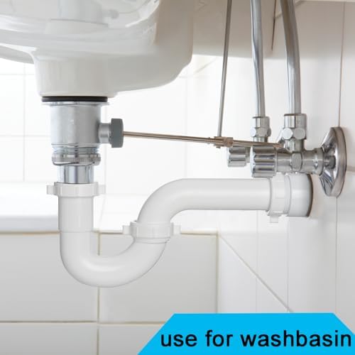 Yariwiz White P Trap 1 12 Inch Drain Kit