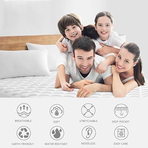 QATAN Queen Mattress Protector Waterproof for Incontinence