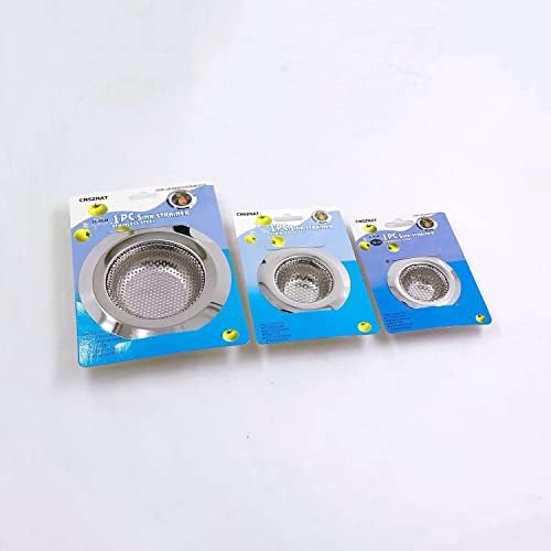 CNSZNAT 3-Pack Drain Strainers for Kitchen and Bath