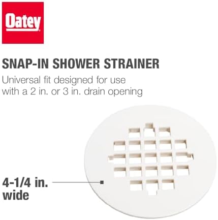 Oatey 4-14 In Snap-Tite Strainer