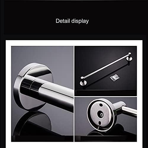 Stainless Steel Towel Rack Holder 30Cm-120Cm Polished Silver